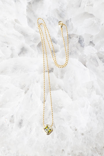 ICON NECKLACE- PERIDOT